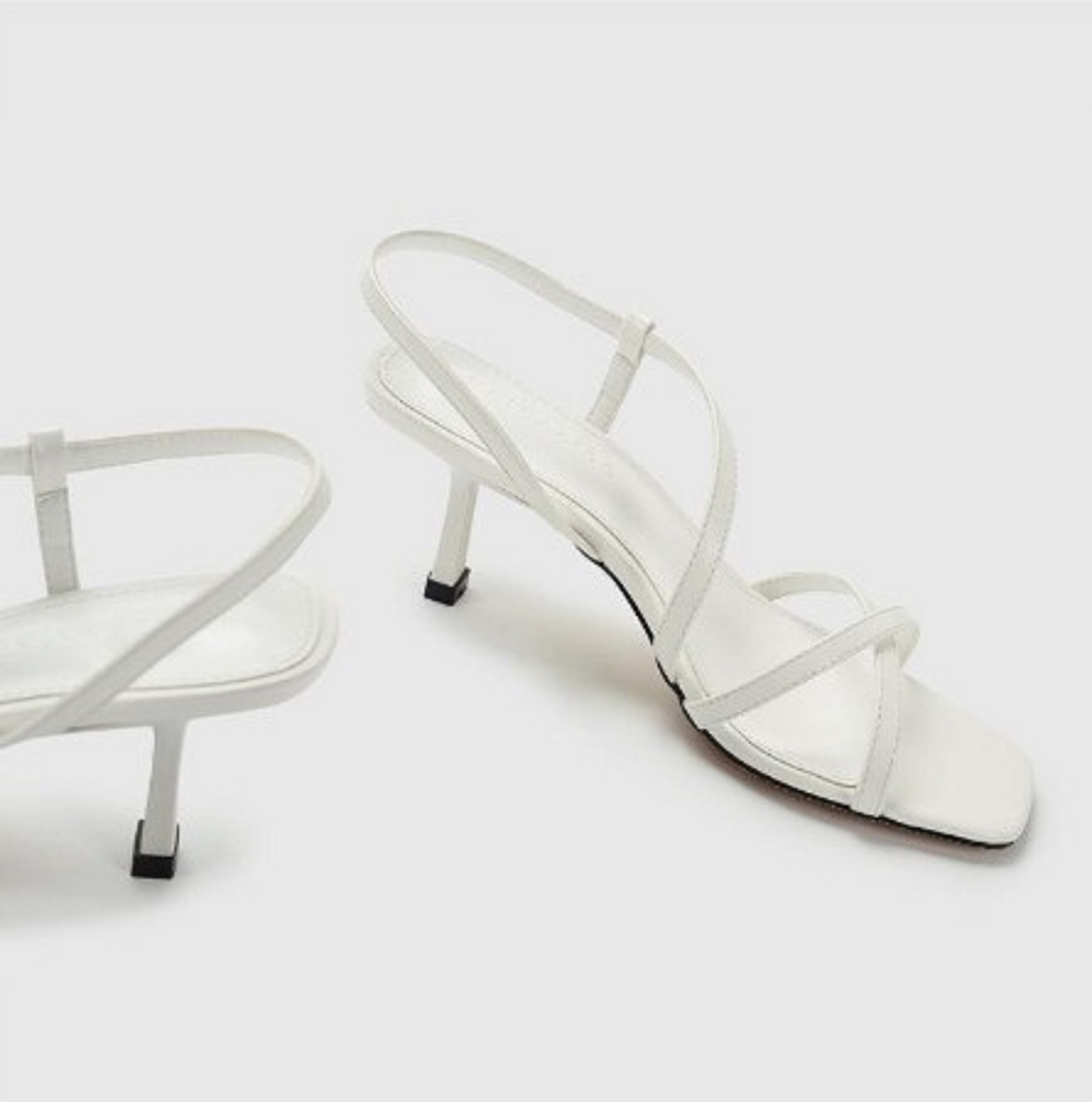 Sandal cao gót nhọn 7 phân Chữ X THS20