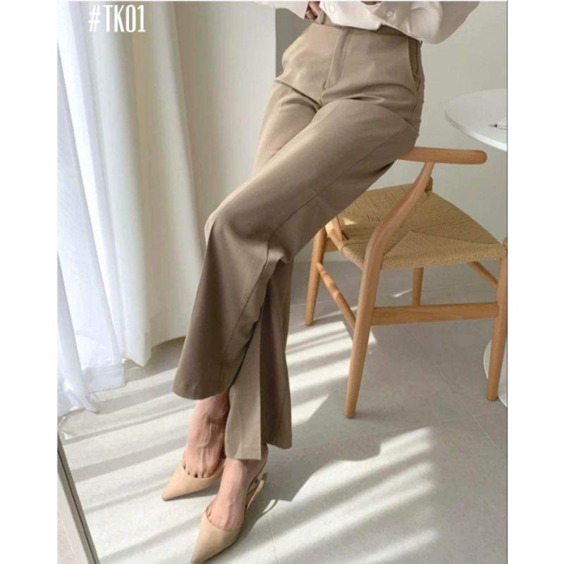 Chen.room Quần tây ống suông thanh lịch Jeny pants, quần công sở nữ trẻ trung