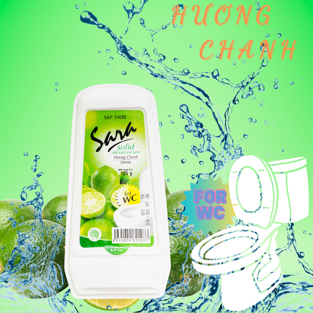 Sáp Thơm Toilet Sara (125g) - Giao Mẫu Ngẫu Nhiên