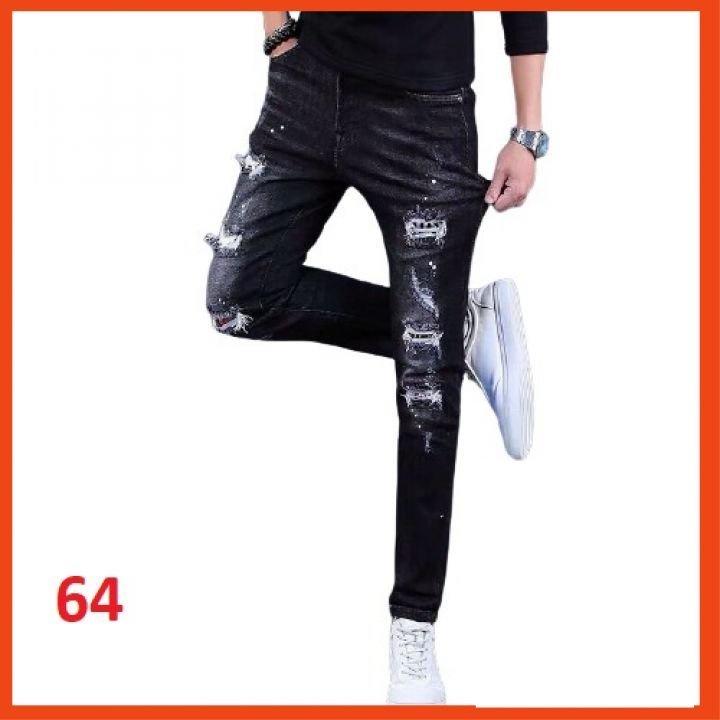 Quần jean nam chất bò co giãn- nhiều mẫu giá rẻ phong cách TINA ms64