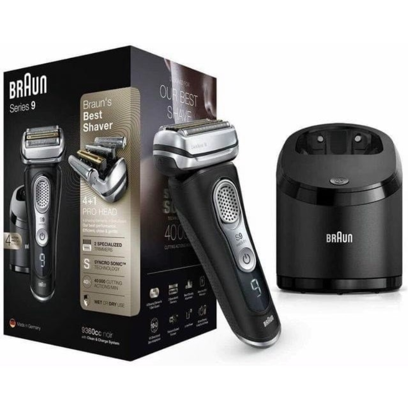 Máy cạo râu Braun 9360cc Series 9 Hàng Chính Hãng
