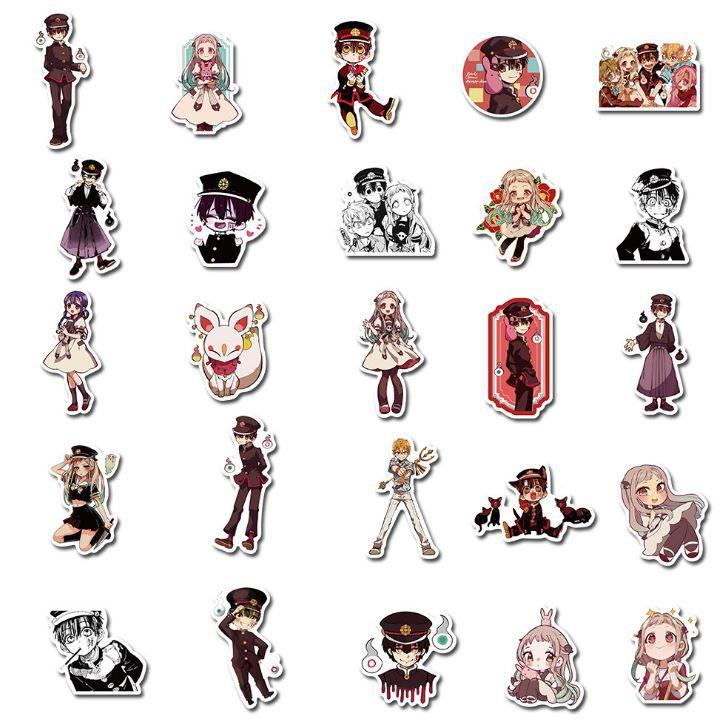 Sticker dán cao cấp cậu ma nhà xí hanako Cực COOL ms#76