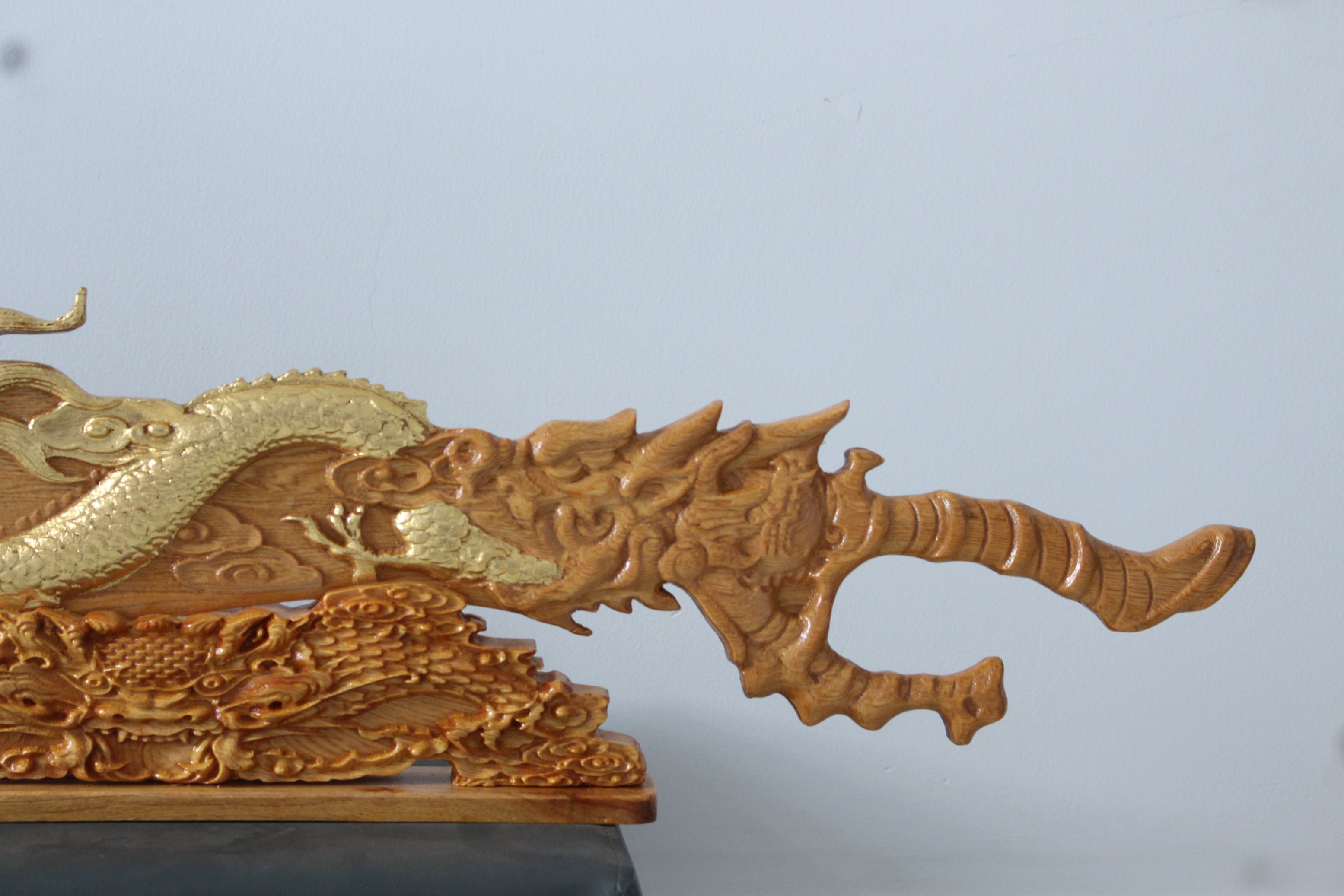 ĐAO GỖ pomu phong thủy dài 73cm