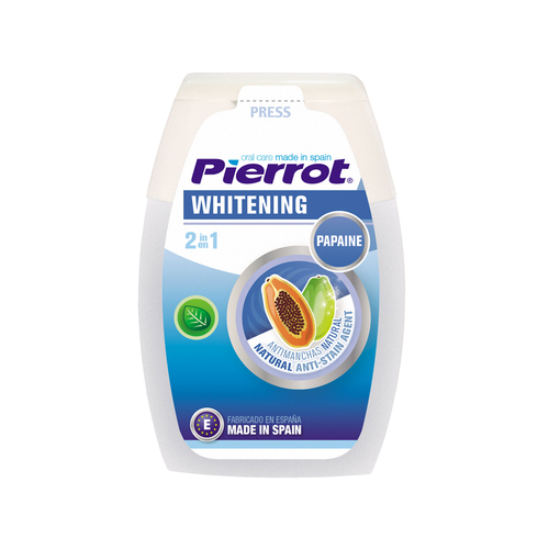 Kem đánh răng làm Trắng răng 2 trong 1 Pierrot 75ml