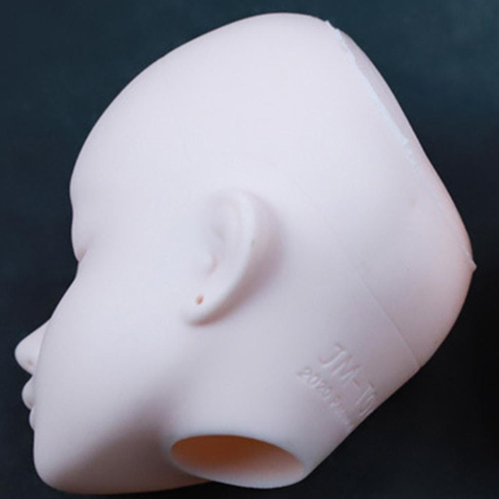 Vinyl Unpainted 1/3 Body Dolls Head Parts DIY for 60cm Doll Body