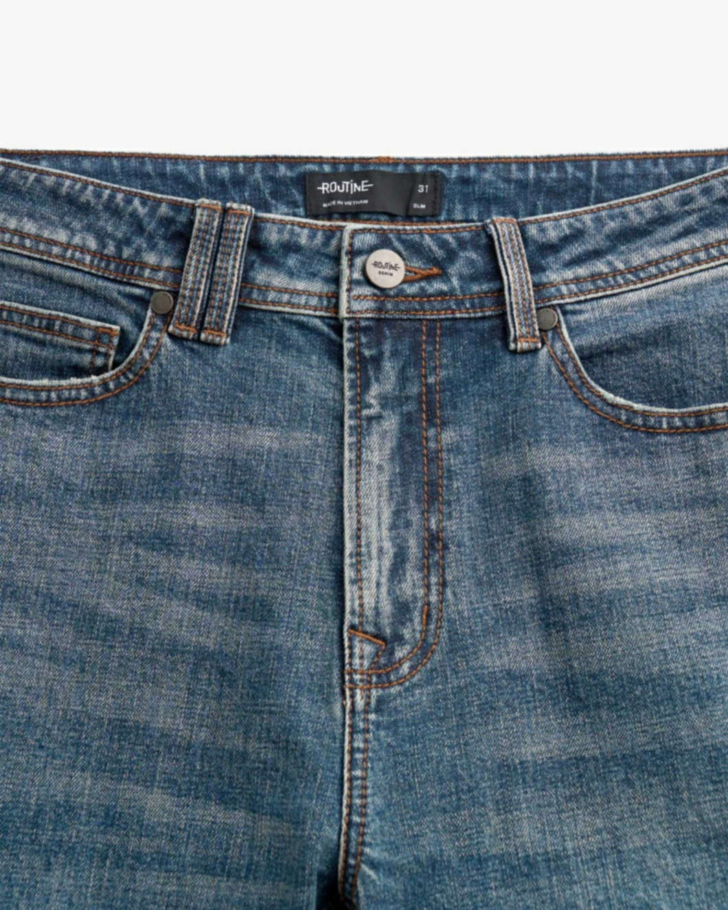 Quần jeans nam ROUTINE form Slim Fit- 10F24DPA003 | LASTORE MENSWEAR