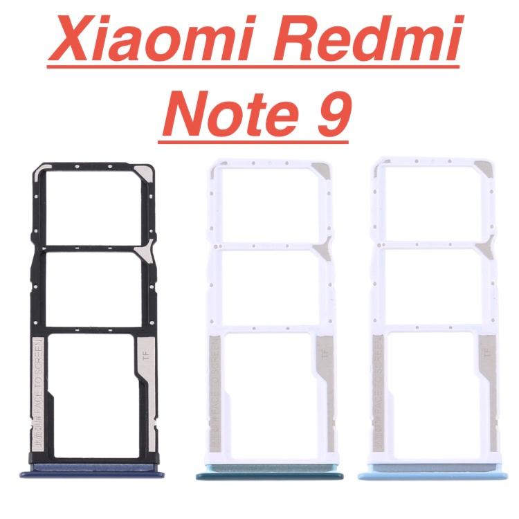 Khay Đựng Sim Cho Xiaomi Redmi Note 9 Khay Chứa Thẻ Nhớ Ổ Sim Linh Kiện Thay Thế