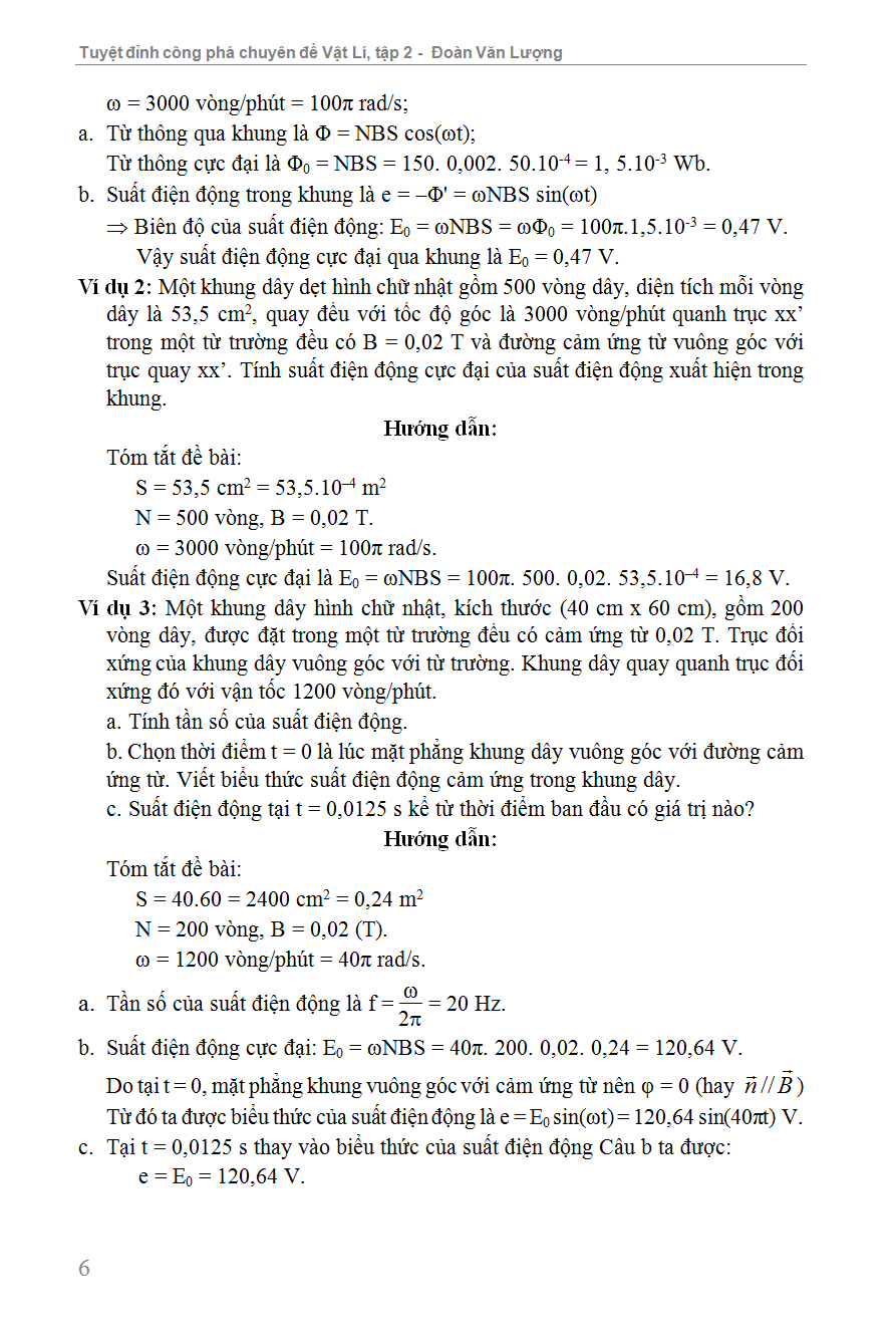 Tuyệt Đỉnh Công Phá Chuyên Đề Vật Lý Tập 2 - KV