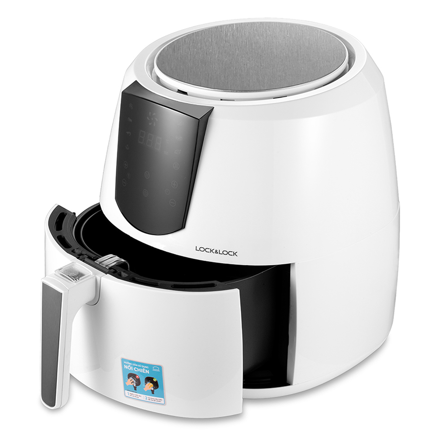 Nồi Chiên Không Dầu Lock&amp;Lock EJF357WHT (5.2 Lít) - Hàng Chính Hãng