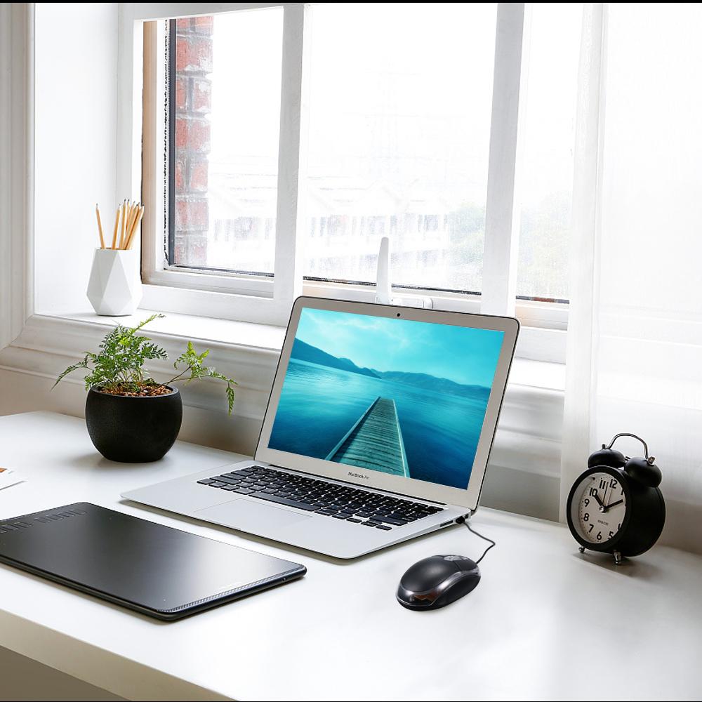 Wired Mouse 800DPI Optical Mini Portable Mobile Mouse with USB Port 3 Buttons for PC Laptop Desktop Fit for Left/Right
