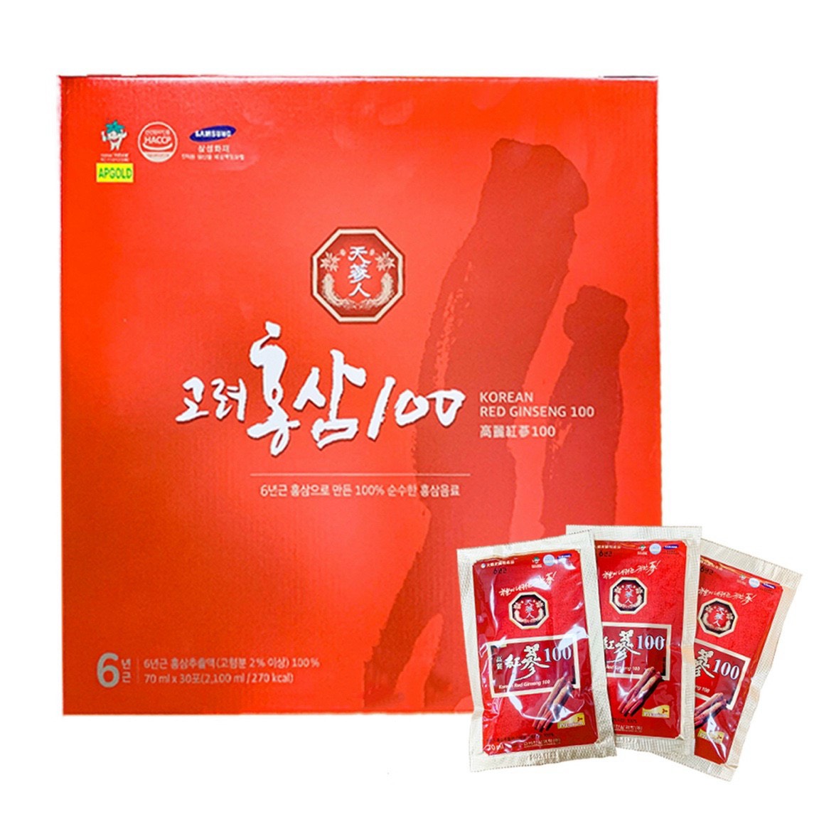 Tinh Chất Hồng Sâm BIO Hàn Quốc Nguyên Chất 100% Korean Red Ginseng