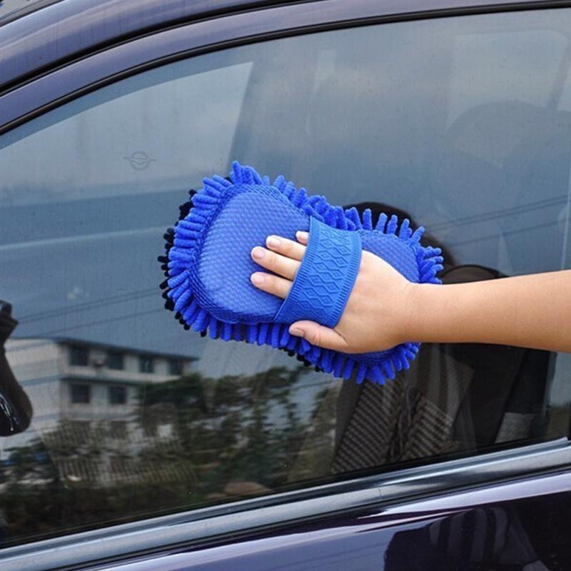 Găng tay rửa xe sợi Microfiber mẫu 2 cho ô tô