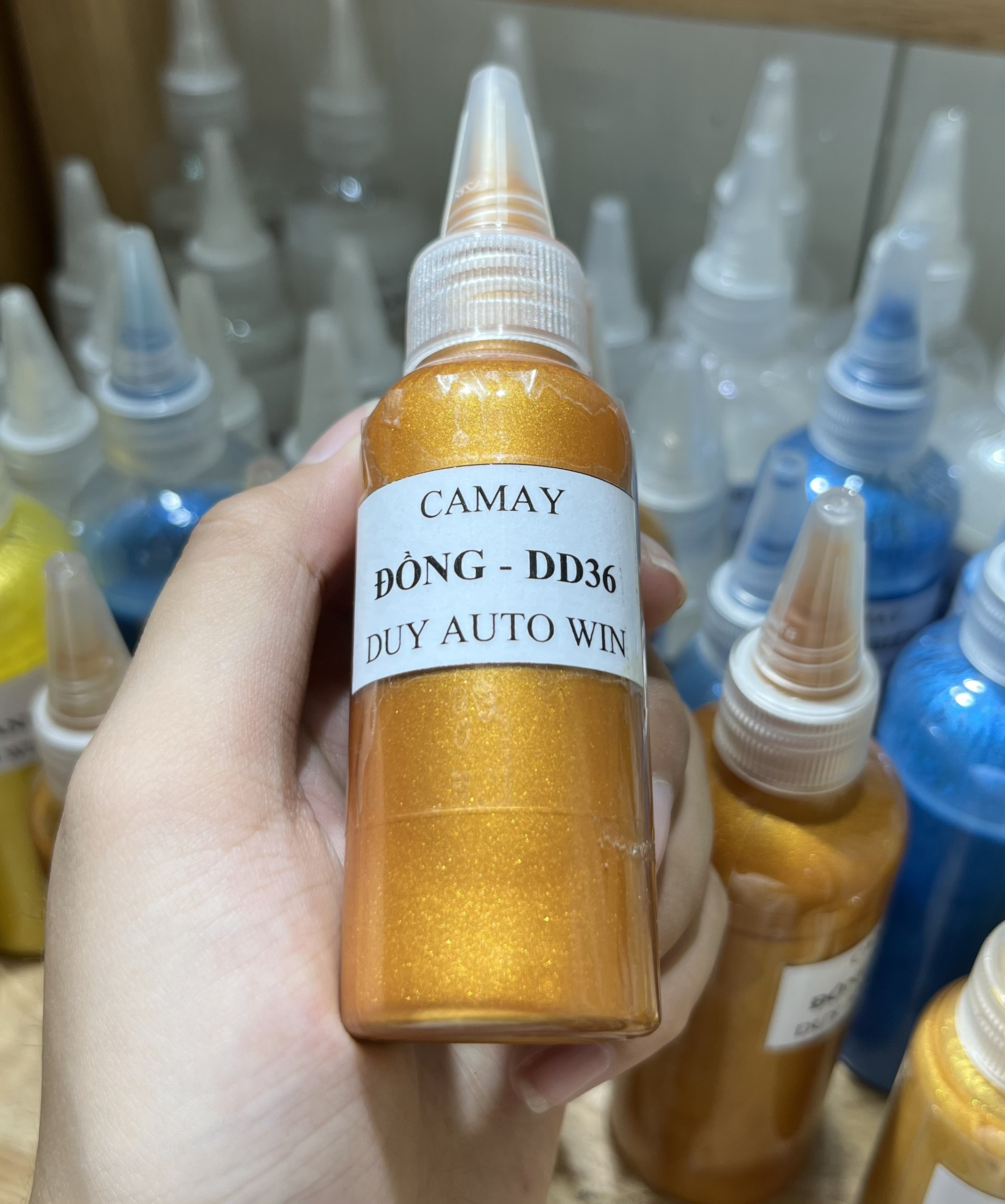 Camay đồng đóng chai 50g và 100g