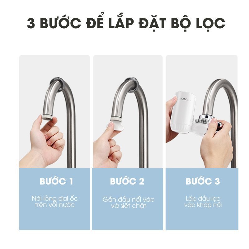 Bộ lọc nước tại vòi 5 lớp lọc cao cấp SAMONO SW-WPW11 - Hàng chính hãng