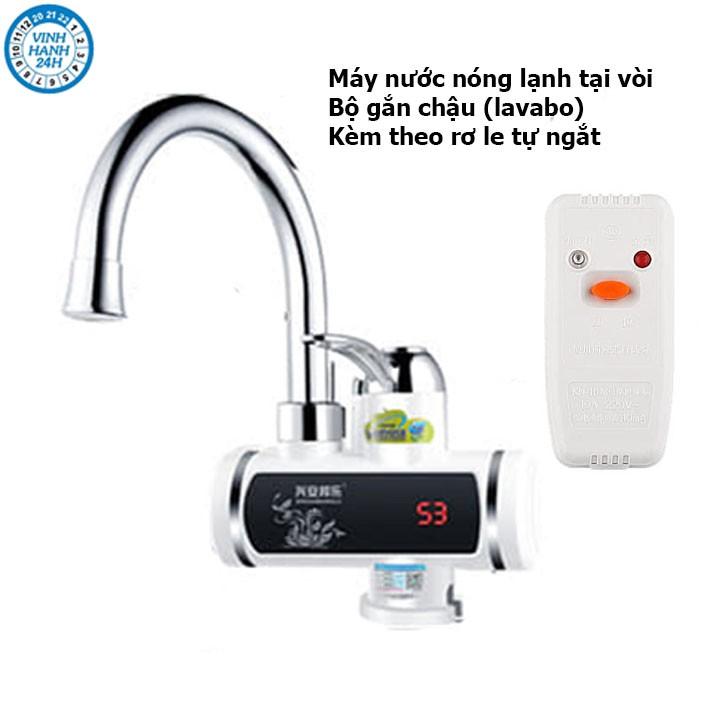 Máy nước nóng lạnh lắp đặt tại vòi mini loại thường không vòi sen