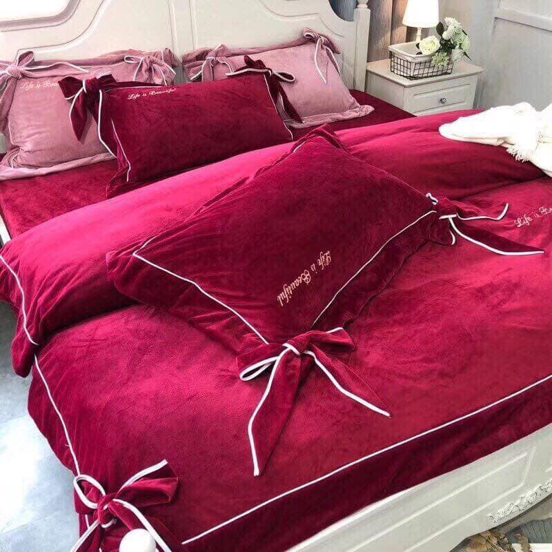 BỘ CHĂN GA LỤA TENCEL 60S CAO CẤP