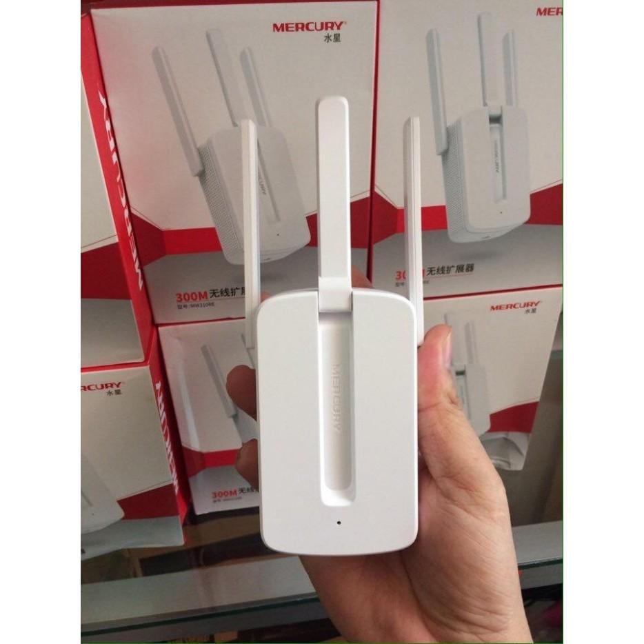 Kích Sóng Wifi Mercusys MW300RE 300Mbps 3 Râu Cực Mạnh - Hàng Chính Hãng