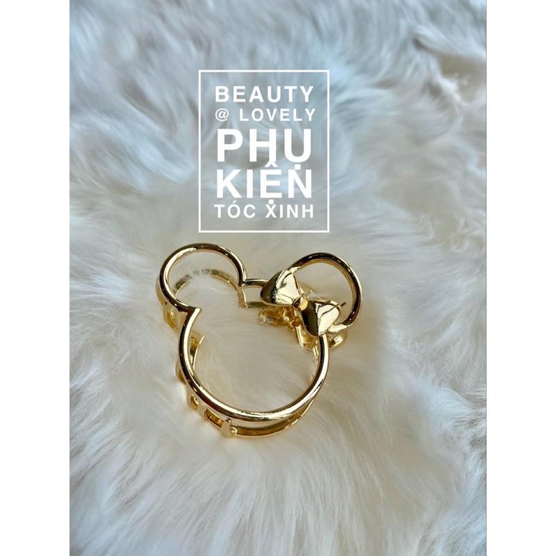 Kẹp Tóc Kim Loại Cỡ Lớn Phong Cách Hàn Quốc Xinh Xắn Cho Nữ