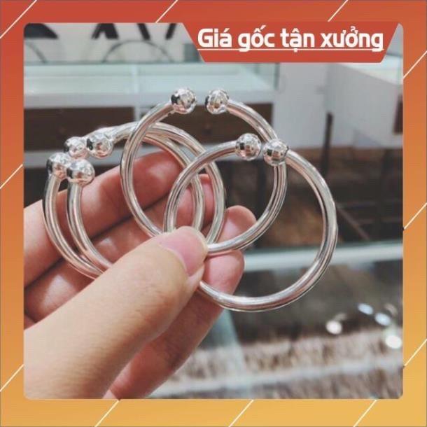 Vòng cua size mini GIÁ TẠI XƯỞNG vòng bạc cho bé sơ sinh mang lại may mắn