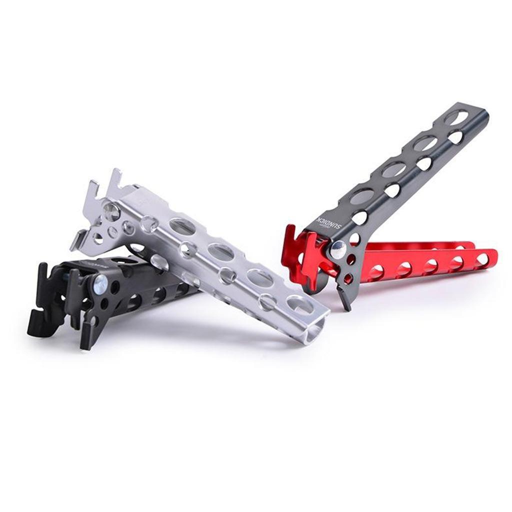 Camping Pot Pan Gripper Aluminum Pot Clamp  Lifter Gray