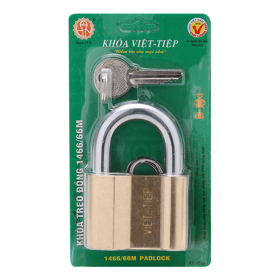Ổ Khoá Việt Tiệp Loại Lớn 89 x 62 Ống Phi 12mm
