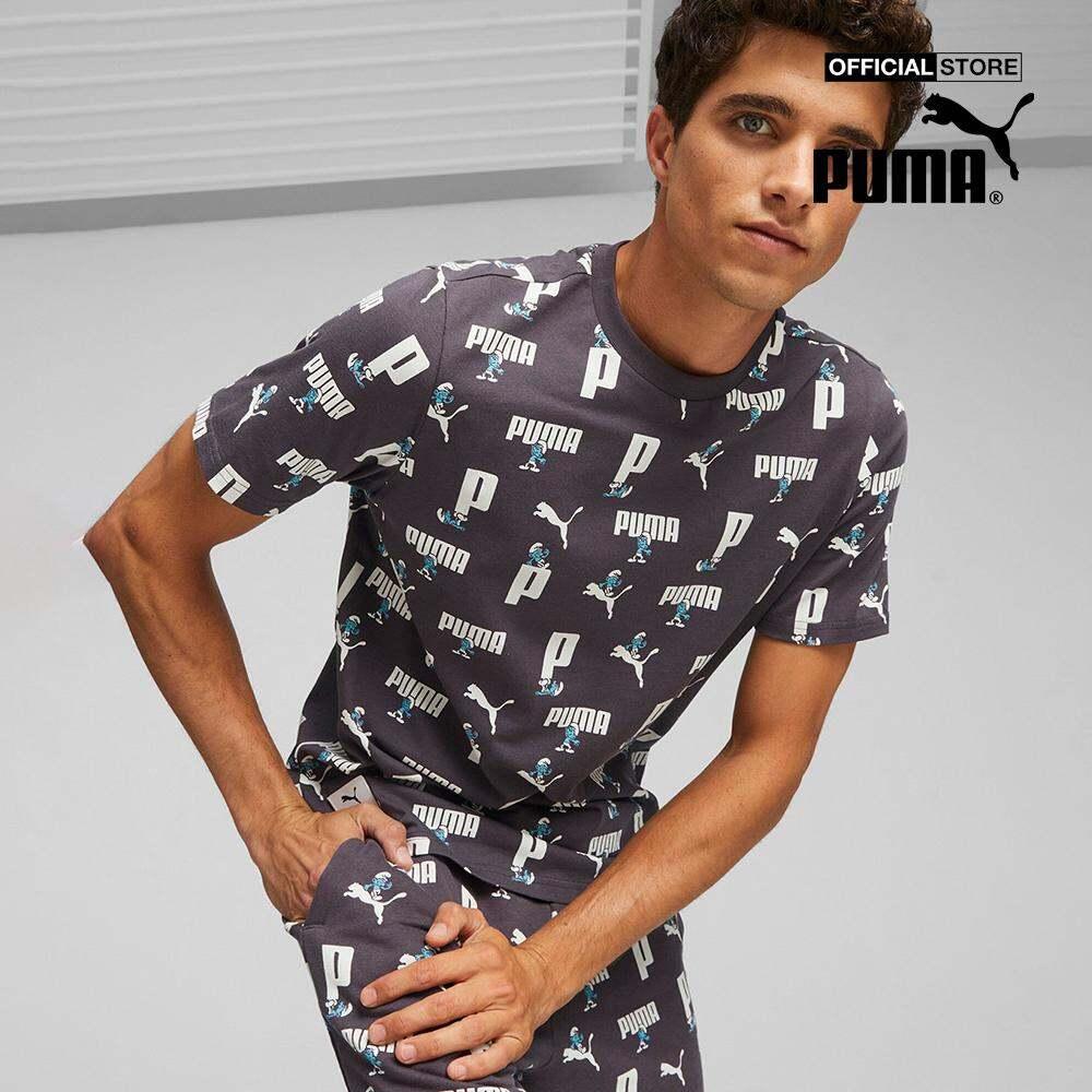 PUMA - Áo thun nam cổ tròn tay ngắn Puma x The Smurfs 622190