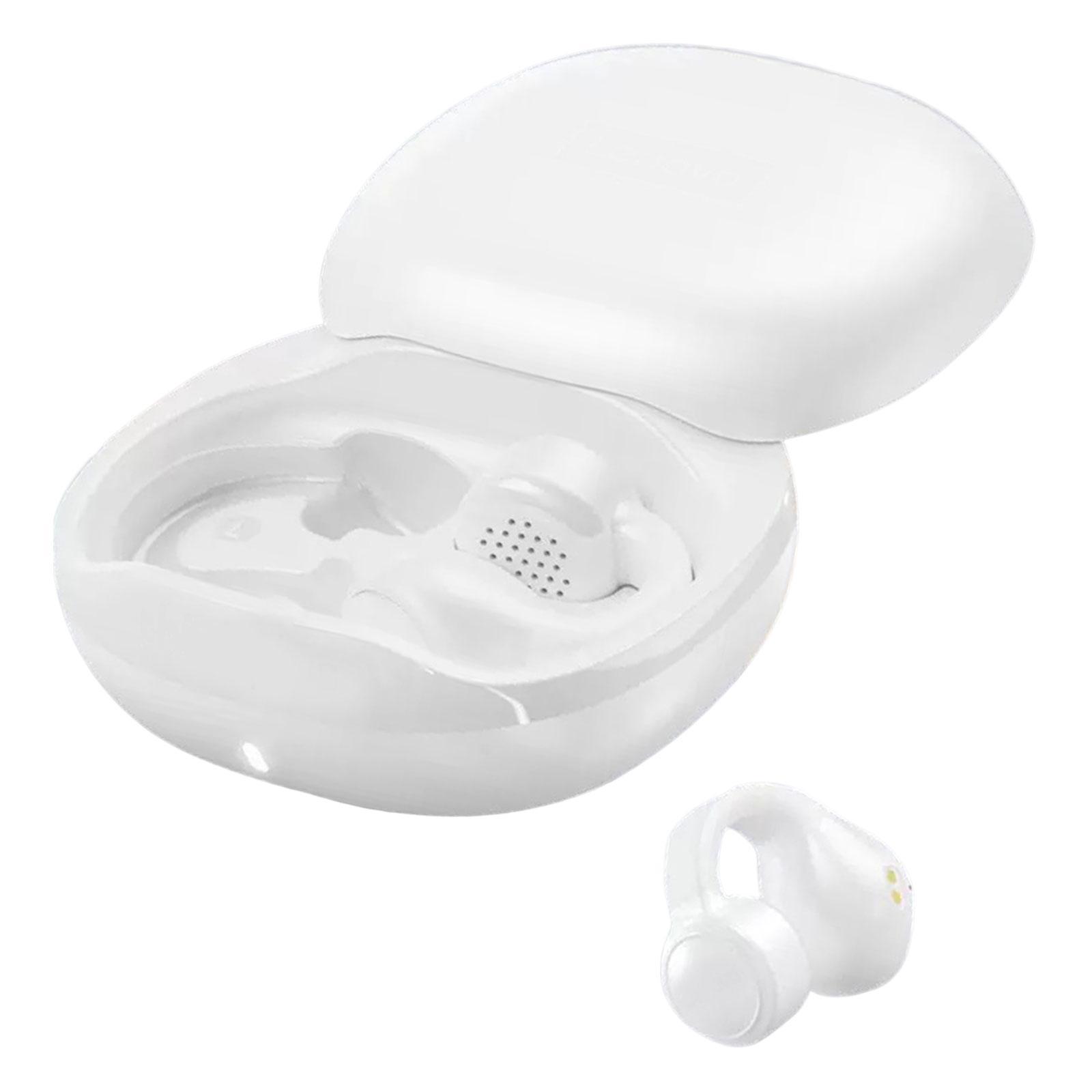 Sport Headphones Earphones V5.3 Ear Clip wearing Ergonomic Lightweight Noise Cancelling Earpiece Headset for All Smart Phones Music Computer