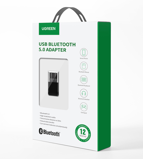 USB Bluetooth 5.0 Ugreen 80889-Hàng chính hãng