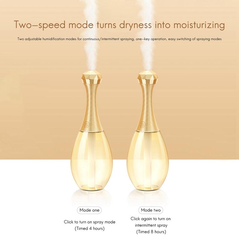 300Ml USB Máy Tạo Độ Ẩm Không Khí Thoáng Mát Phun Sương Tạo Phun Sương Tạo Ẩm Hình Ếch Con Có Đèn LED Cho Gia Đình Mini Lọ Nước Hoa Thơm Phòng Humidificador