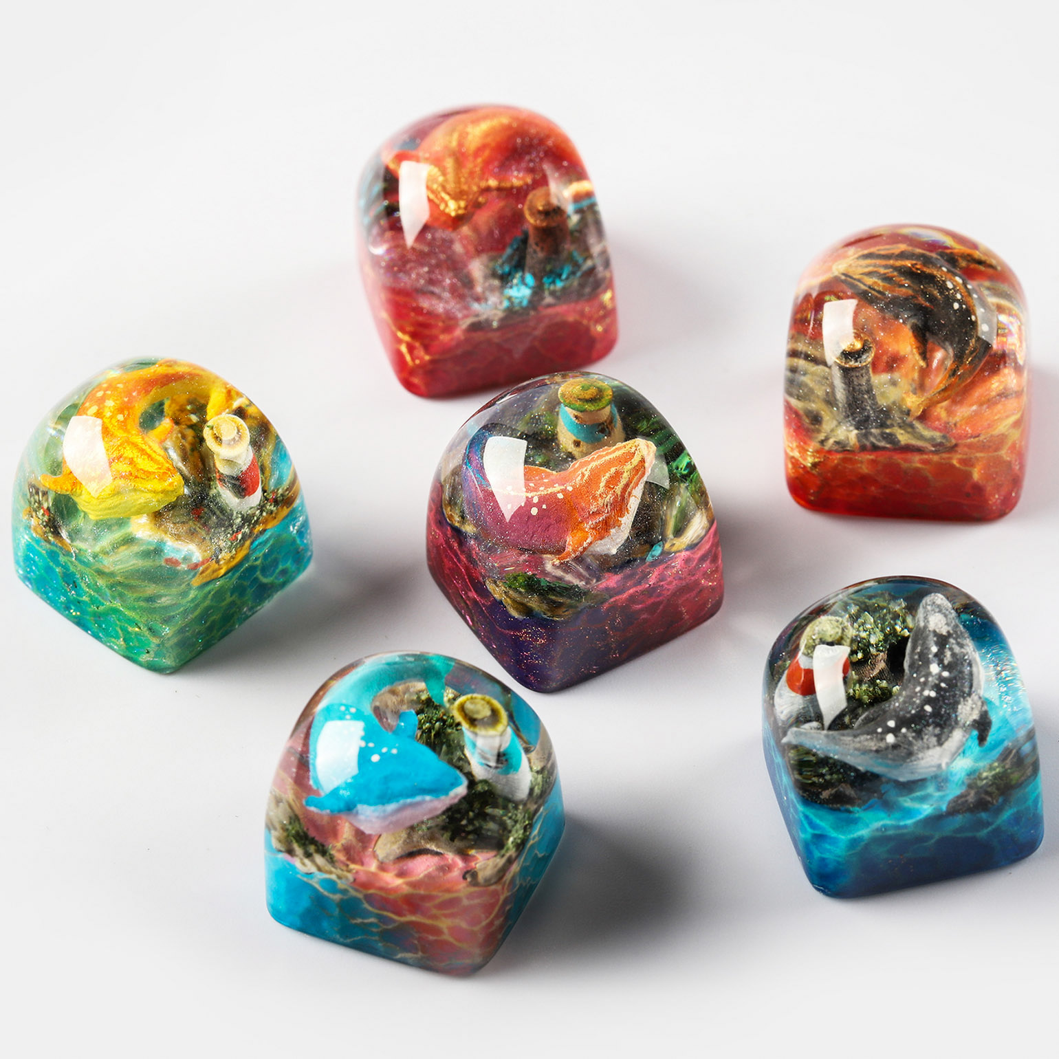 Keycap thủ công Dwarf Factory The Lighthouse Miami (Dom Profile) - Hàng chính hãng