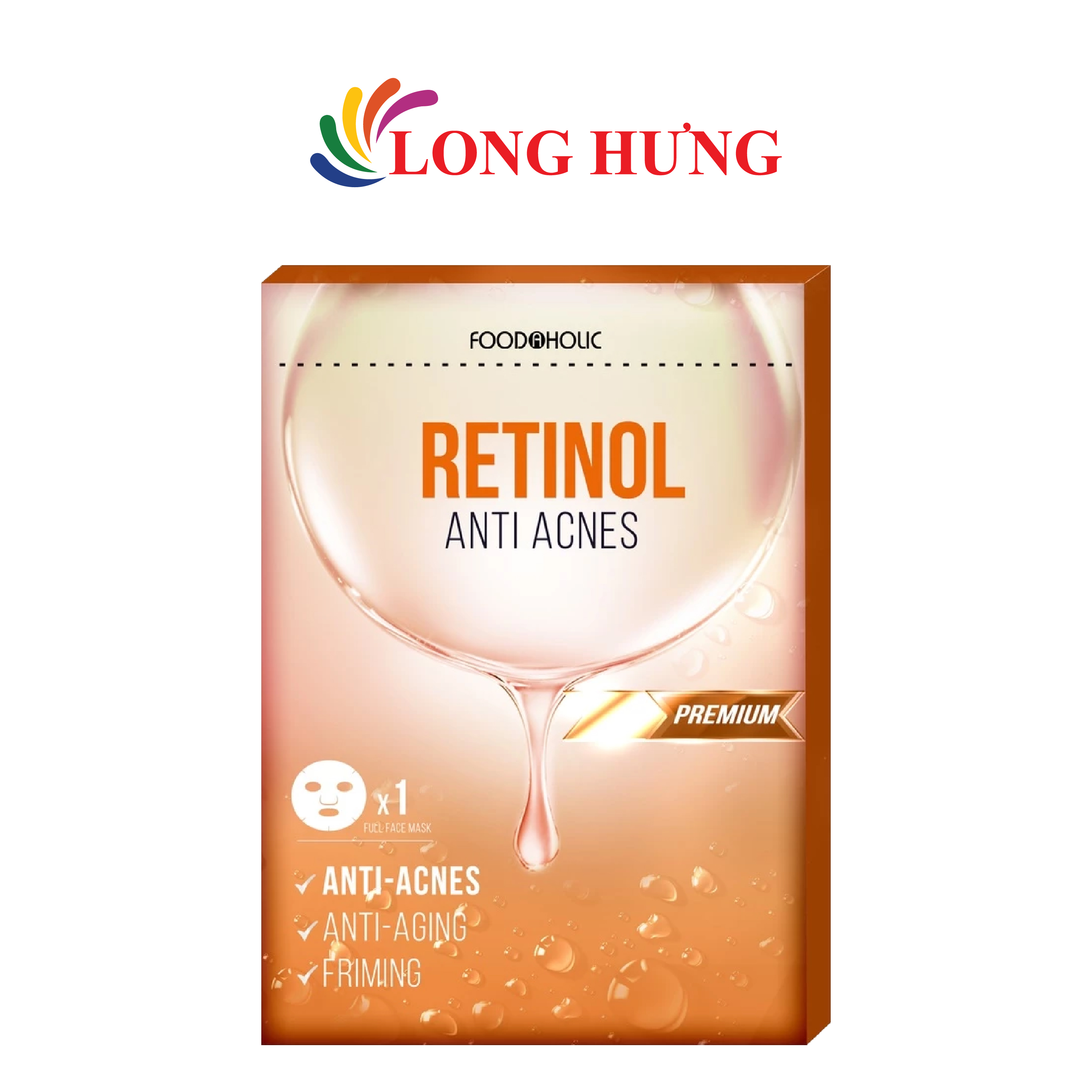 Mặt nạ giấy dưỡng da Foodaholic Premium Mask (10 miếng) - Hàng chính hãng