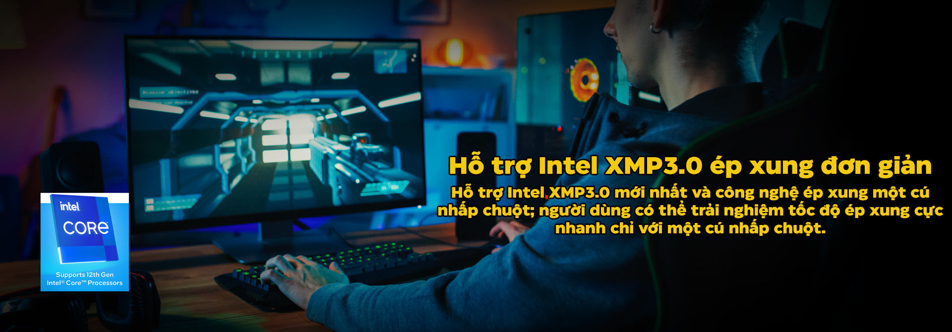 Ram máy tính Team T-Force Delta LED RGB [ĐEN] 16GB DDR4 3600MHz - Hàng chính hãng Viễn Sơn phân phối