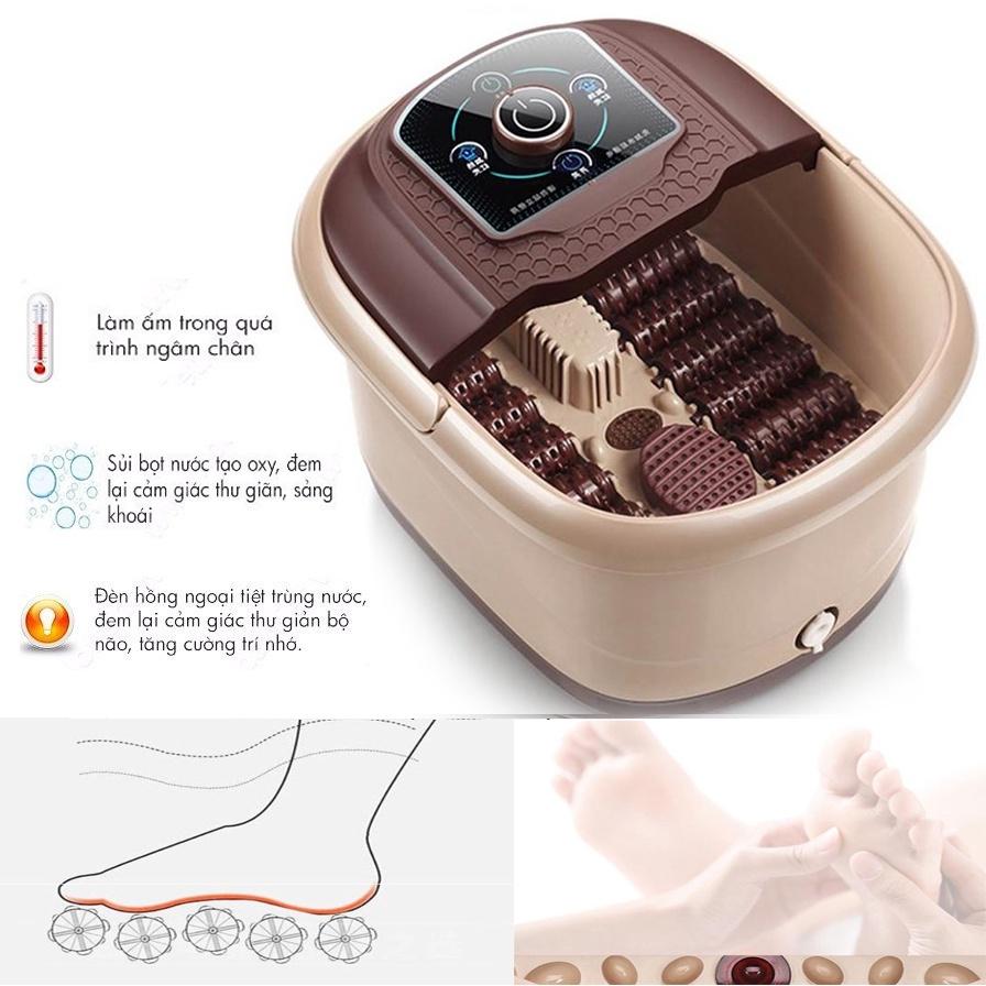Bồn ngâm chân massa hồng ngoại,tự làm nóng nước,có sục khí