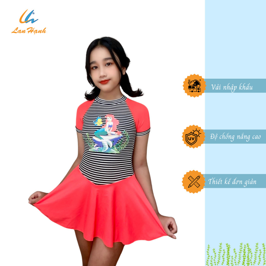 Bộ Bơi BG Một Mảnh Đầm 91037 Lan Hạnh