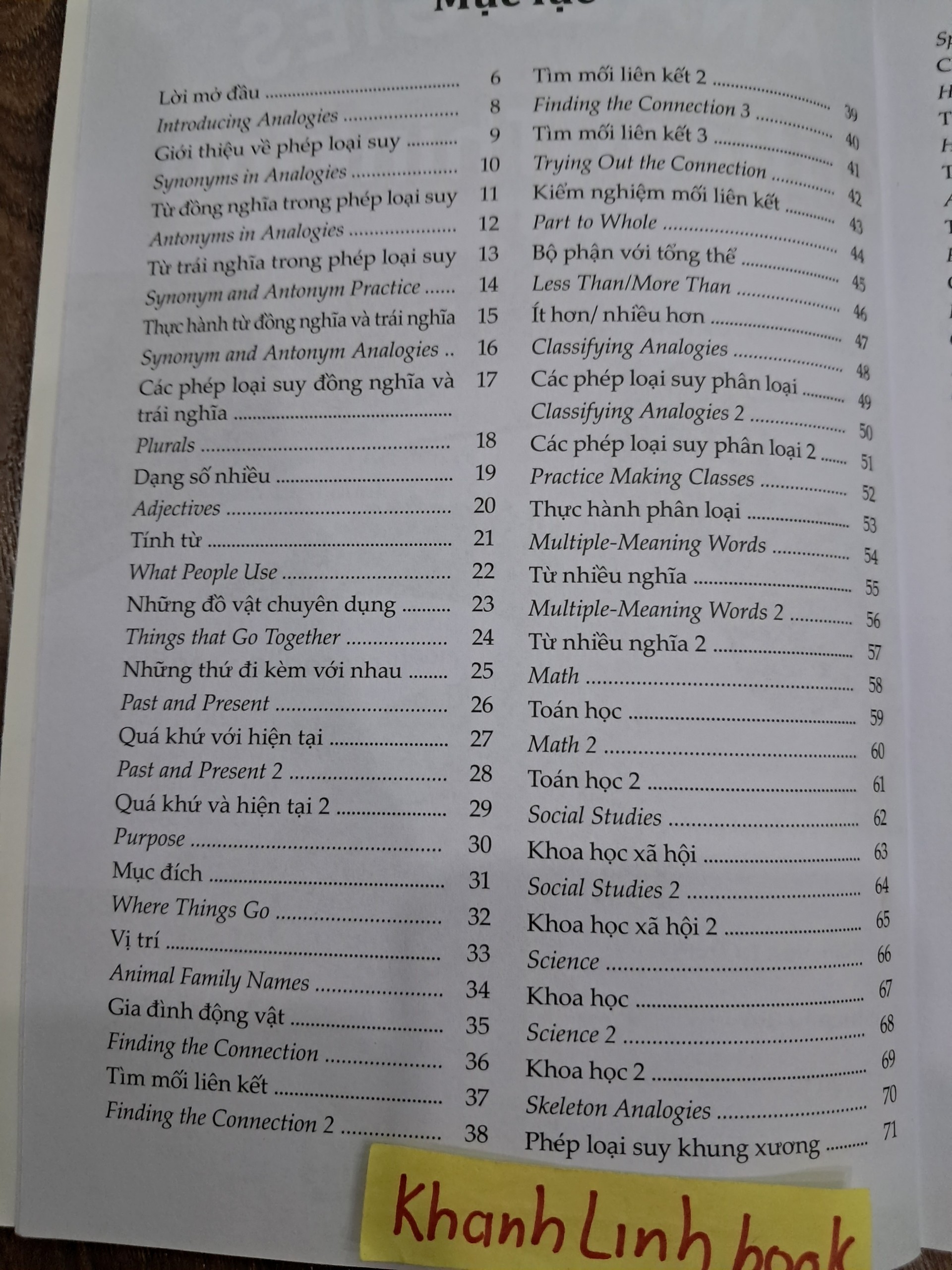 Sách - Analogies for Critical Thinking - Tập 5