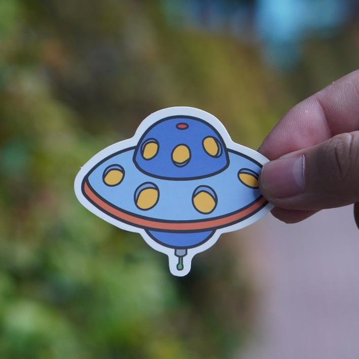 Bộ 50 Sticker VŨ TRỤ, NGÂN HÀ - phong cách chibi sễ thương - dán nón bảo hiểm, ghi-ta, tủ lạnh, máy tính