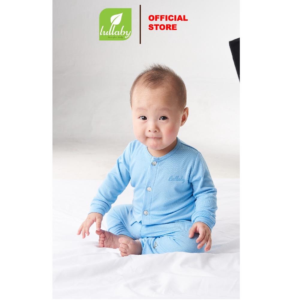 LULLABY - Bộ đồ cài giữa tay dài sơ sinh NH122V