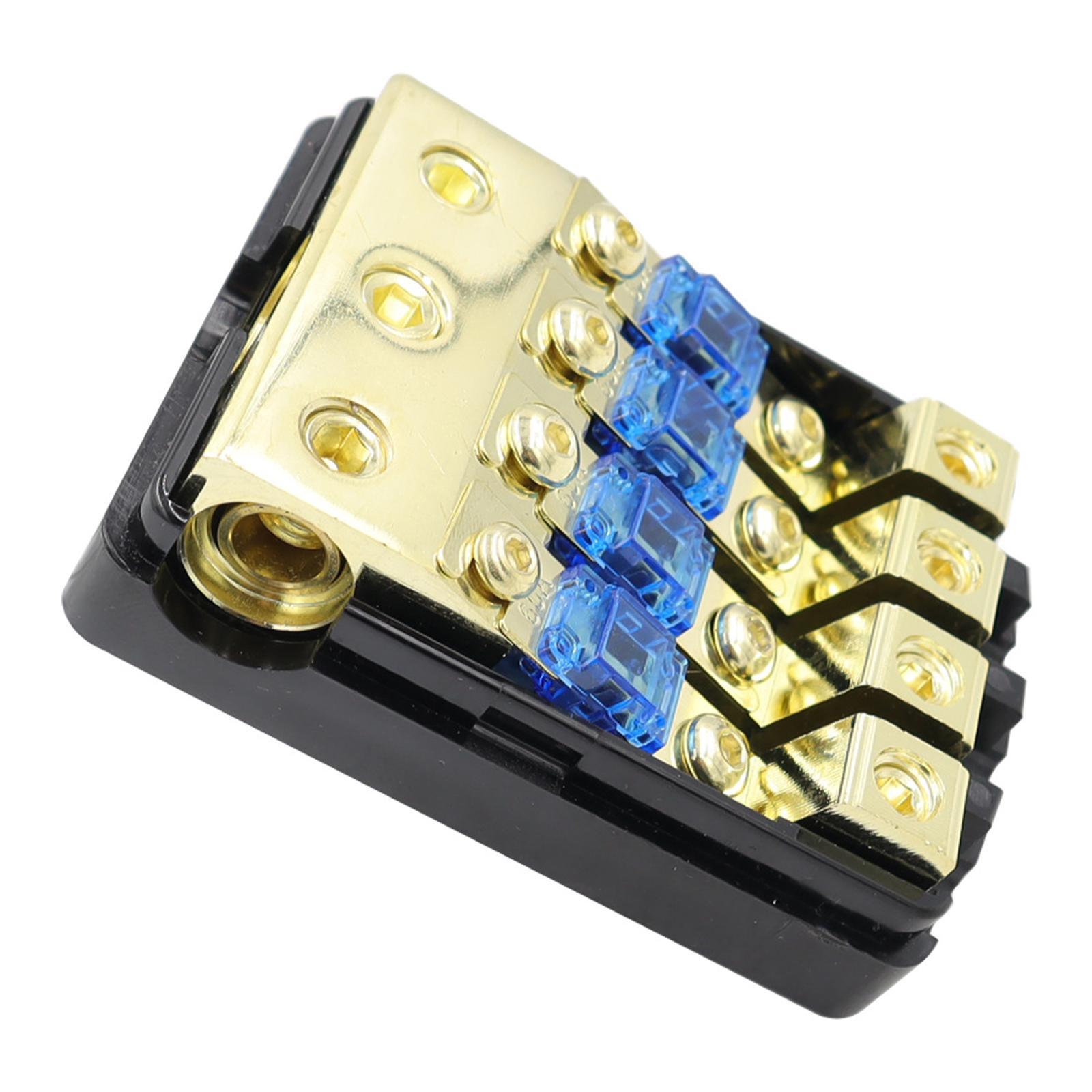 Fuse Holder, Anl Fuse Box Direct Replace, Quality 60A Professional, Easy to Install ,Fuse Distribution Block for Car Stereo Amplifier