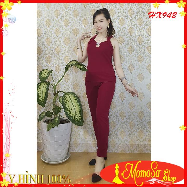 Đồ Bộ Nữ Mặc Nhà Thun Cát Hàn. Hình Chụp Thật Sản Phẩm. Thun loại 1-