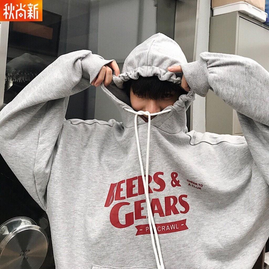 Áo hoodie sweater nam form rộng unisex