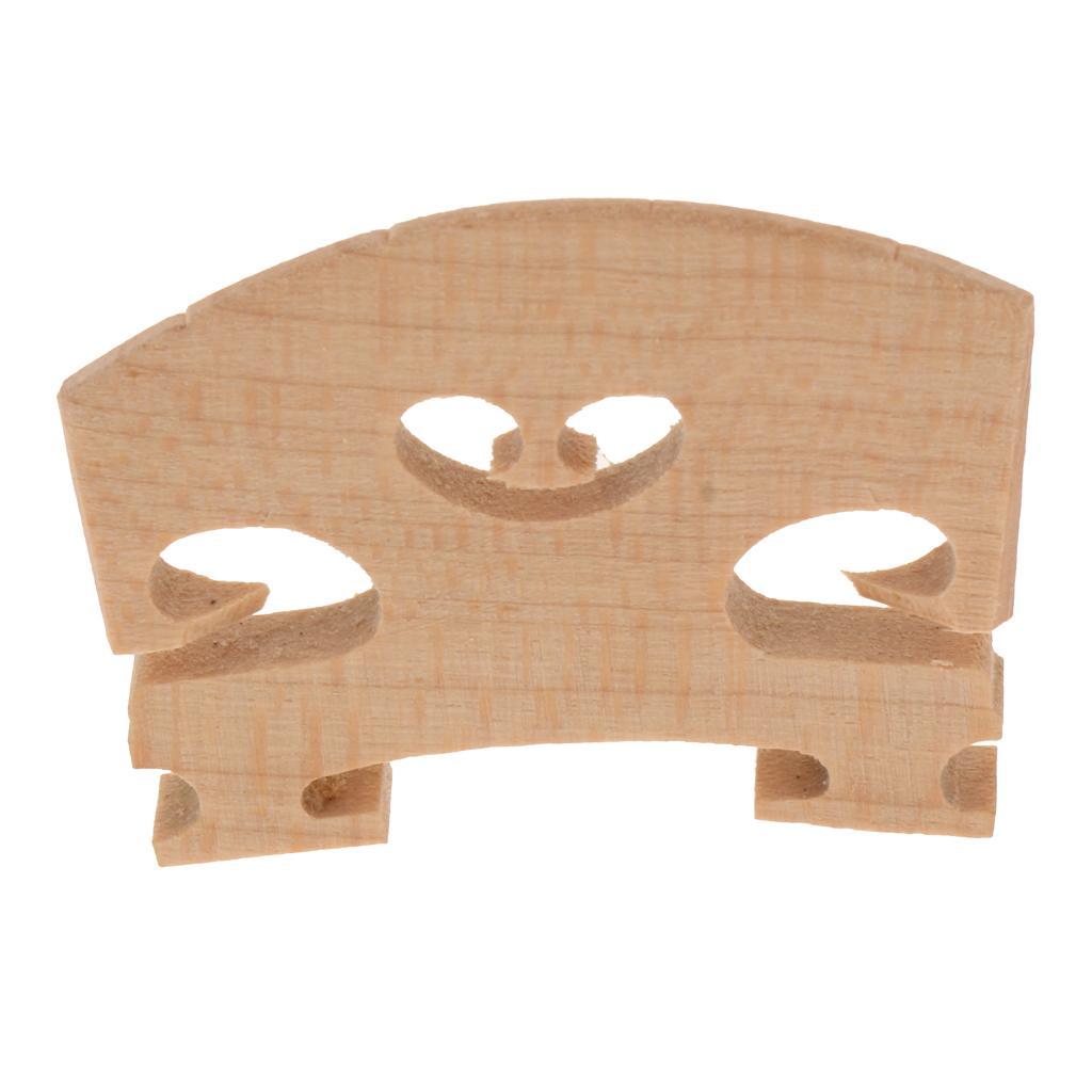 Solid Wooden Violin Bridge Musical Instrument DIY Replace 4-4 3.6cm