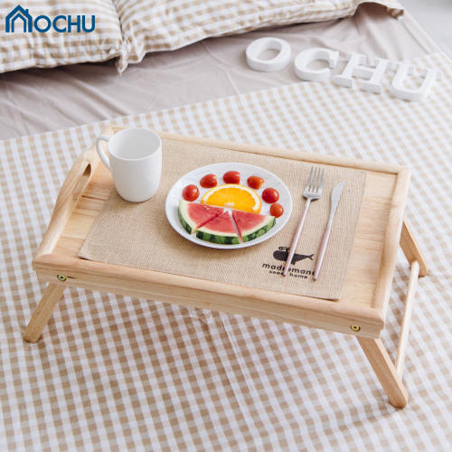 Bàn Ăn Mini Gỗ Thông OCHU - Bed Tray