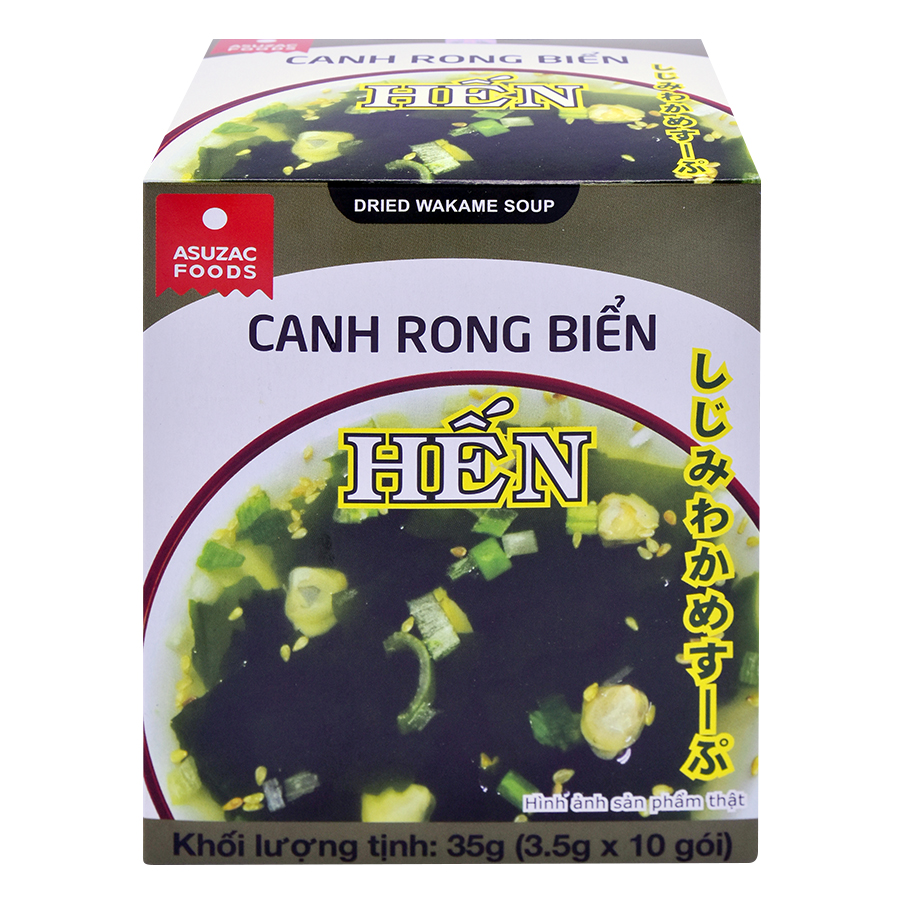 Canh rong biển Hến Asuzac