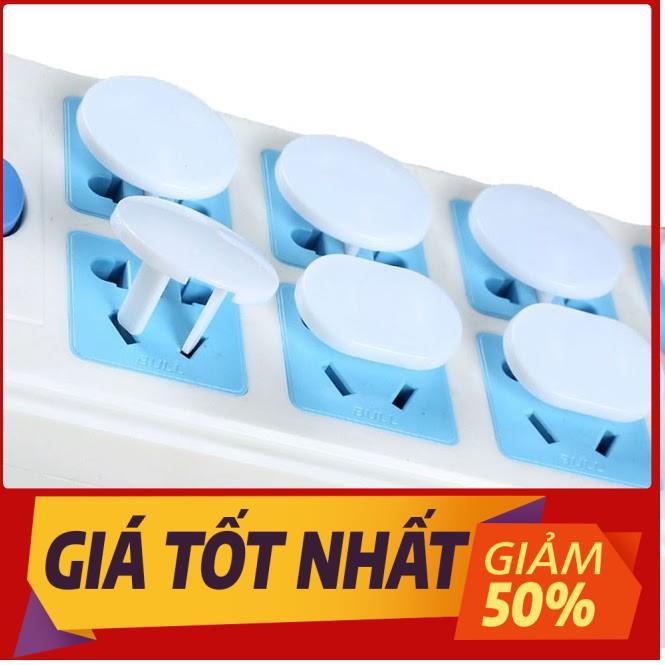 Nút bịt ổ điện nắp cắm 2 chân chống giật an toàn cho bé trẻ em