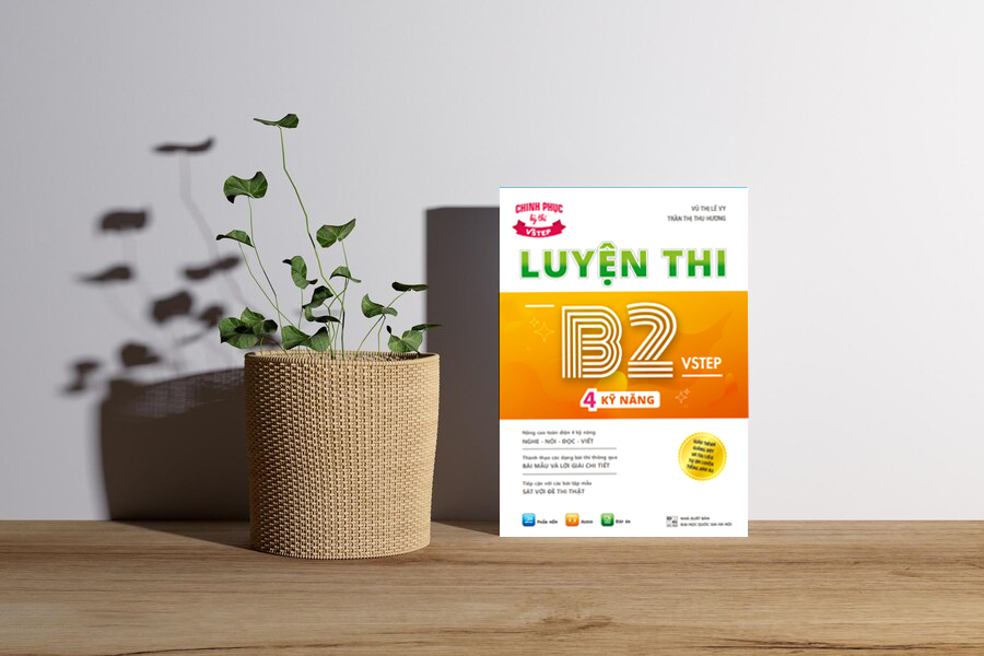 Combo 2 sách luyện thi B2 Vstep: Sách luyện thi B2 Vstep 4 kỹ năng và sách 30 đề thi viết luận tiếng Anh B1, B2 Vstep – ôn thi chứng chỉ tiếng Anh bậc 4 khung năng lực Ngoại ngữ 6 bậc dành cho Việt Nam