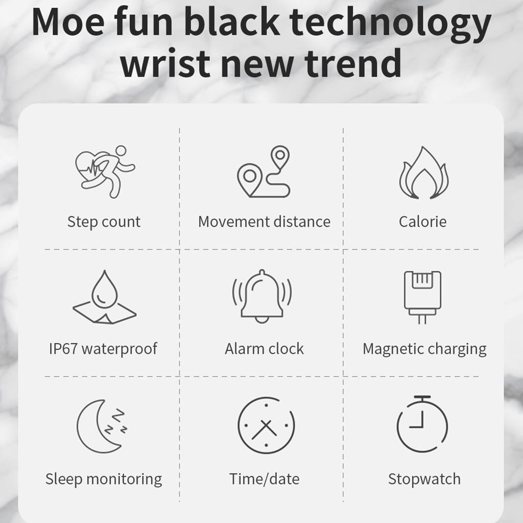 Smart Watch for Women Elegant Smartwatch with Heart Rate Calories