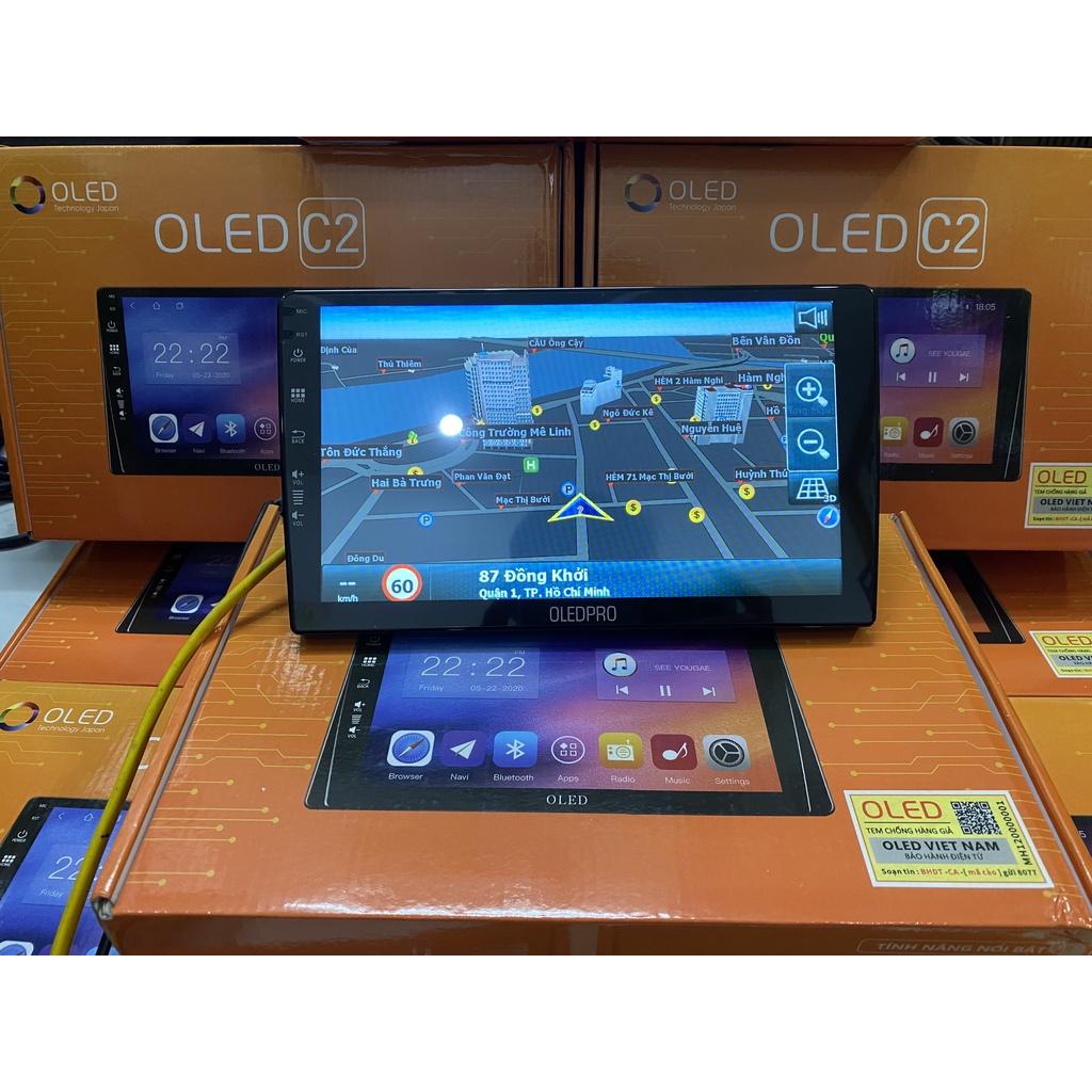 Màn Hình Android OLED WIFI RAM2G ROM32G ,Màn hình ô tô android xem Vietmap, GPS chỉ đường, có TIẾNG VIỆT, màn hình ô tô c