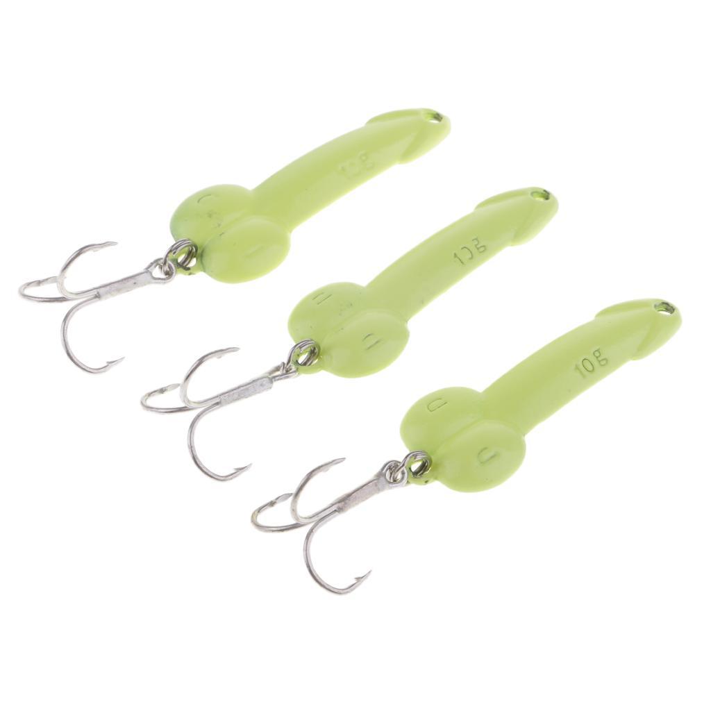 3Pcs 4.5cm Artificial Simulation Metal Sequins Metal Sequins Fishing Hooks