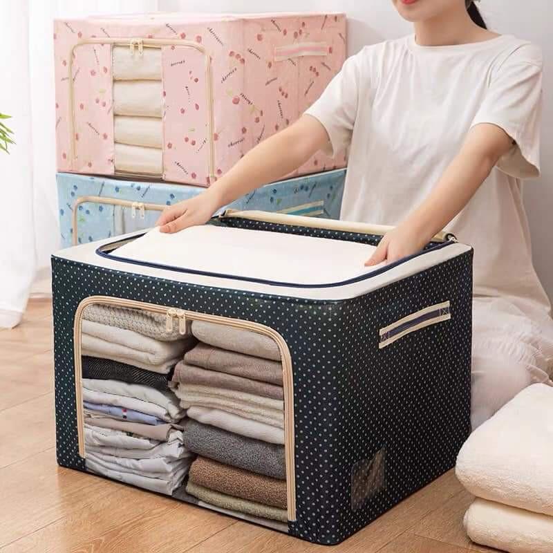Túi đựng chăn, quần áo khung sắt cỡ lớn