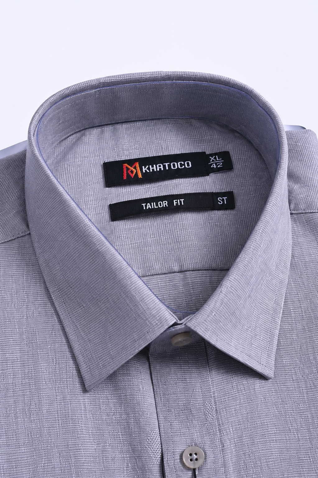 Áo sơ mi Khatoco tay ngắn (L,XL)